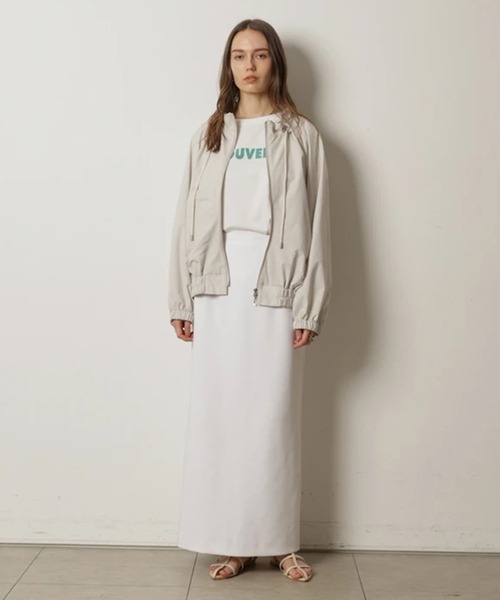 CADUNE（カデュネ）の「フレアカラーブルゾン（その他アウター・レディース・グレイッシュベージュ・38/36）」の11枚目の写真