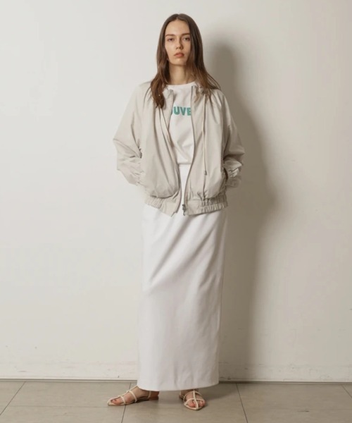 CADUNE（カデュネ）の「フレアカラーブルゾン（その他アウター・レディース・グレイッシュベージュ・38/36）」の13枚目の写真