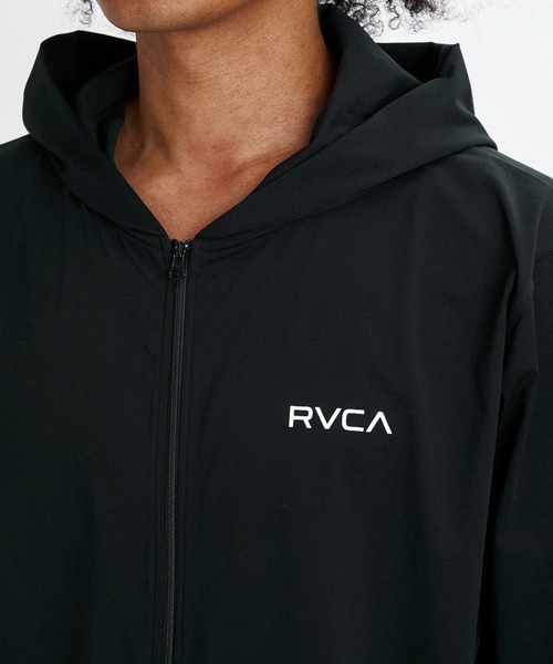 RVCA(ルーカ)の「RVCA メンズ CLOSED BUSINESS SFHD 長袖サーフTシャツ 【2026年春夏モデル】/ルーカジップアップ吸水速乾(UPF50+)4WAYストレッチサーフT(ラッシュガード・水着)(Tシャツ/カットソー・メンズ・ホワイト/グレー/ブラック・X-LARGE/LARGE/MEDIUM/SMALL)」の6枚目の写真