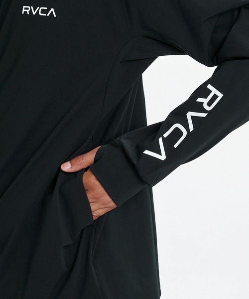 RVCA(ルーカ)の「RVCA メンズ CLOSED BUSINESS SFHD 長袖サーフTシャツ 【2026年春夏モデル】/ルーカジップアップ吸水速乾(UPF50+)4WAYストレッチサーフT(ラッシュガード・水着)(Tシャツ/カットソー・メンズ・ホワイト/グレー/ブラック・X-LARGE/LARGE/MEDIUM/SMALL)」の7枚目の写真