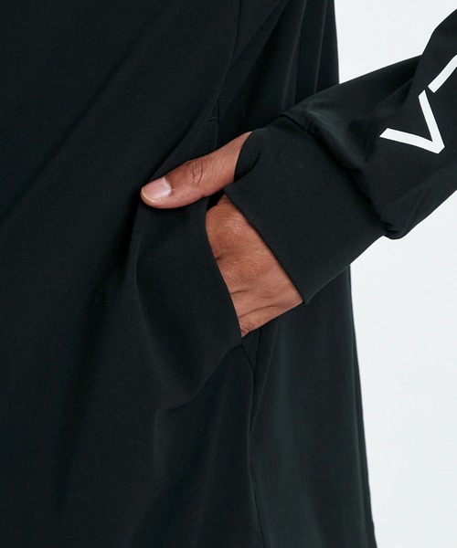 RVCA(ルーカ)の「RVCA メンズ CLOSED BUSINESS SFHD 長袖サーフTシャツ 【2026年春夏モデル】/ルーカジップアップ吸水速乾(UPF50+)4WAYストレッチサーフT(ラッシュガード・水着)(Tシャツ/カットソー・メンズ・ホワイト/グレー/ブラック・X-LARGE/LARGE/MEDIUM/SMALL)」の8枚目の写真