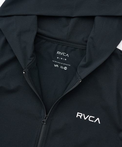 RVCA(ルーカ)の「RVCA メンズ CLOSED BUSINESS SFHD 長袖サーフTシャツ 【2026年春夏モデル】/ルーカジップアップ吸水速乾(UPF50+)4WAYストレッチサーフT(ラッシュガード・水着)(Tシャツ/カットソー・メンズ・ホワイト/グレー/ブラック・X-LARGE/LARGE/MEDIUM/SMALL)」の10枚目の写真
