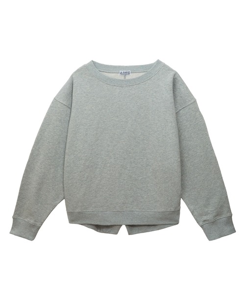 LA MARINE FRANCAISE（マリン フランセーズ）の「バックスリットワイドスウェット（Tシャツ/カットソー・レディース・杢グレー/チャコールグレー/オフホワイト・FREE）」の6枚目の写真