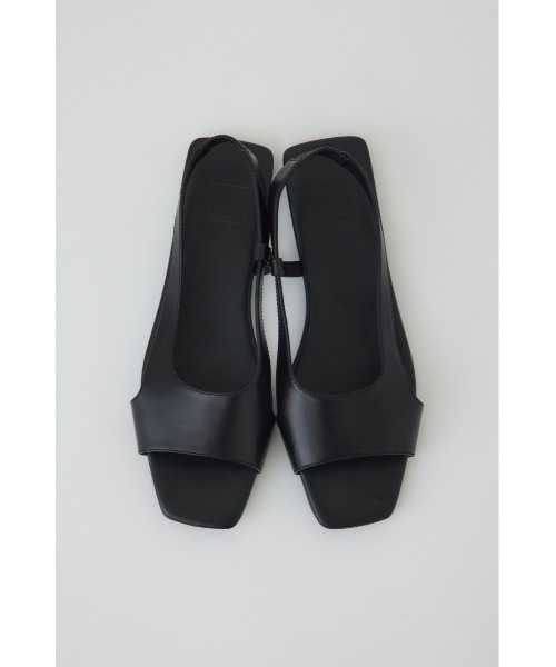 RIM.ARK(リムアーク)の「【PRE ORDER】Minimal leather sandal ミニマル レザー サンダル(サンダル・レディース・ブラック/ライトイエロー/グリーン・39/38/37/36)」の1枚目の写真