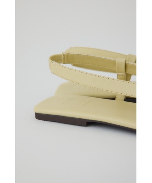 RIM.ARK(リムアーク)の「【PRE ORDER】Minimal leather sandal ミニマル レザー サンダル(サンダル・レディース・ブラック/ライトイエロー/グリーン・39/38/37/36)」の22枚目の写真