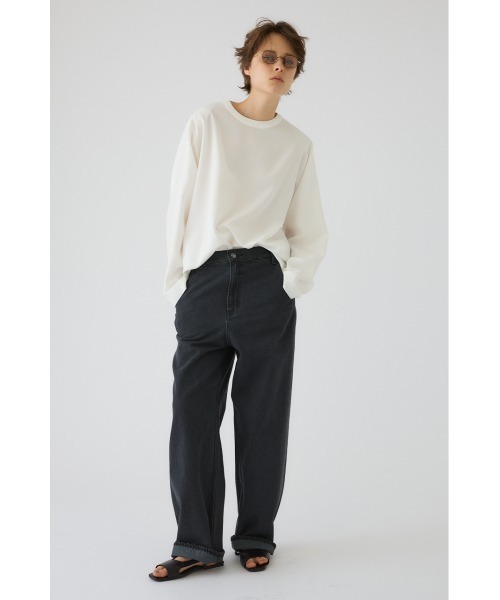 RIM.ARK(リムアーク)の「Minimal leather sandal ミニマル レザー サンダル(サンダル・レディース・ブラック/ライトイエロー/グリーン・39/38/37/36)」の4枚目の写真
