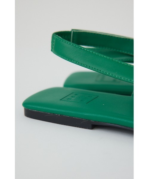 RIM.ARK(リムアーク)の「Minimal leather sandal ミニマル レザー サンダル(サンダル・レディース・ブラック/ライトイエロー/グリーン・39/38/37/36)」の9枚目の写真