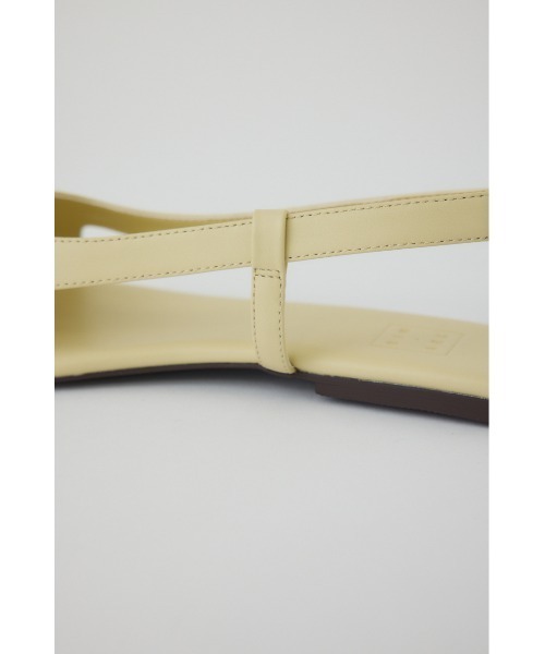 RIM.ARK(リムアーク)の「Minimal leather sandal ミニマル レザー サンダル(サンダル・レディース・ブラック/ライトイエロー/グリーン・39/38/37/36)」の22枚目の写真