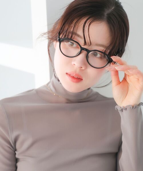 le.coeur blanc（ルクールブラン）の「ボストン型調光サングラス（サングラス・レディース・ブラウン/ブラック・FREE）」の4枚目の写真