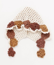 チャイハネ（チャイハネ）の「【チャイハネ】フラクラバブーシュカ風耳付きキャップ（ニットキャップ/ビーニー）」