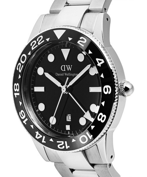 Daniel Wellington(ダニエルウェリントン)の「Iconic GMT Link Black 40MM メイズ腕時計 シルバー(アナログ腕時計・メンズ・グリーン/ブラック・40mm)」の10枚目の写真