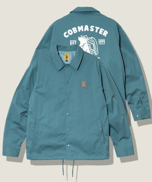 COBMASTER(コブマスター)の「COBMASTER/コブマスター ストレッチ C/N ベアーロゴ コーチJKT(ブルゾン・メンズ・グレー/ベージュ/グリーン系その他・X-LARGE/LARGE/MEDIUM)」の3枚目の写真