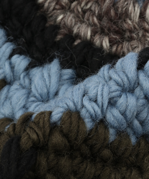 IENA(イエナ)の「KIJIMA TAKAYUKI/キジマ タカユキ W CHUNKY WATCH CAP キャップ WKNY252014(ニットキャップ/ビーニー・レディース・ブルー系その他/アイボリー・FREE)」の8枚目の写真