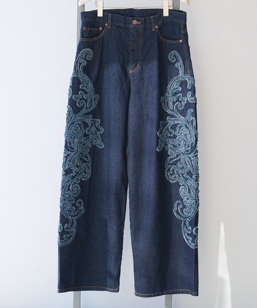 TAAKK（ターク）の「【TAAKK/ターク】5 Pockets Pants（デニムパンツ・メンズ・インディゴブルー/ブラック・3/2）」の2枚目の写真