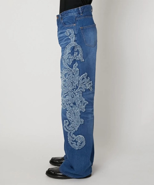 TAAKK（ターク）の「【TAAKK/ターク】5 Pockets Pants（デニムパンツ・メンズ・インディゴブルー/ブラック・3/2）」の6枚目の写真