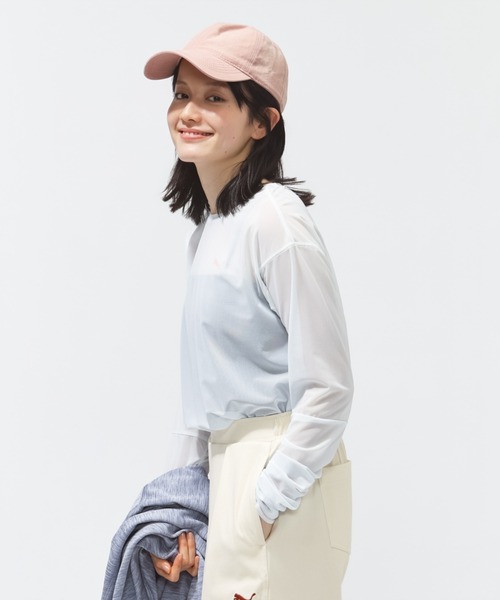 PUMA（プーマ）の「プーマ PUMA ESS ELEVATED LS シアー Tシャツ（Tシャツ/カットソー・レディース・クリーム/ブルー/ブラック・S/M/L/XL）」の19枚目の写真
