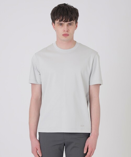 BLACK LABEL CRESTBRIDGE(ブラックレーベル・クレストブリッジ)の「マーセライズドレスTシャツ(Tシャツ/カットソー・メンズ・ブラック/ロイヤルブルー/ブルー系その他7/オフホワイト/ライトグレー・L/M/S/XL)」の3枚目の写真