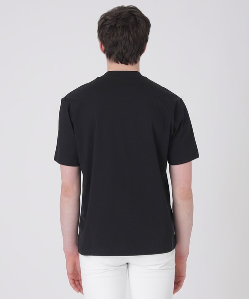 BLACK LABEL CRESTBRIDGE(ブラックレーベル・クレストブリッジ)の「マーセライズドレスTシャツ(Tシャツ/カットソー・メンズ・ブラック/ロイヤルブルー/ブルー系その他7/オフホワイト/ライトグレー・L/M/S/XL)」の20枚目の写真