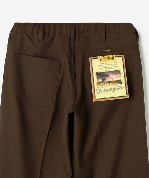 Bshop（ビショップ）の「Wrangler | 〈別注〉 WRANCHER ワイドスラックス BROWN MEN（その他パンツ・メンズ・ブラウン・L/S/M）」の6枚目の写真