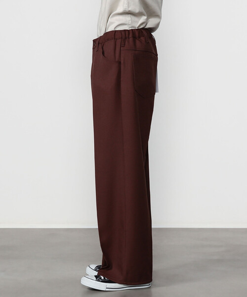 Bshop（ビショップ）の「Wrangler | 〈別注〉 WRANCHER ワイドスラックス BROWN MEN（その他パンツ・メンズ・ブラウン・L/S/M）」の12枚目の写真