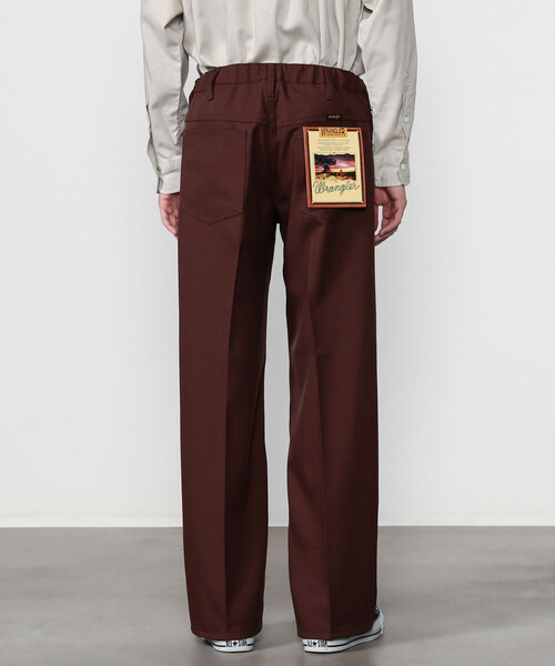 Bshop（ビショップ）の「Wrangler | 〈別注〉 WRANCHER ワイドスラックス BROWN MEN（その他パンツ・メンズ・ブラウン・L/S/M）」の13枚目の写真