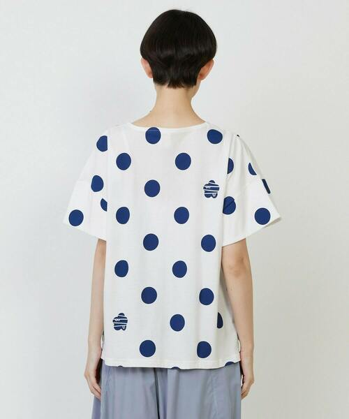 FRAPBOIS PARK(フラボアパーク)の「ボレロT(Tシャツ/カットソー・レディース・ホワイト/カーキ/チャコールグレー・1)」の5枚目の写真