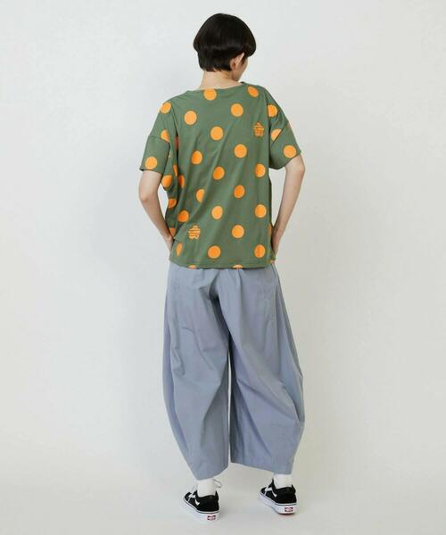 FRAPBOIS PARK(フラボアパーク)の「ボレロT(Tシャツ/カットソー・レディース・ホワイト/カーキ/チャコールグレー・1)」の14枚目の写真