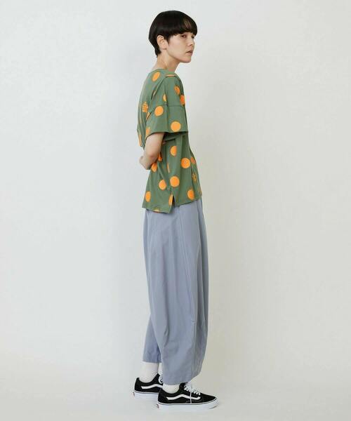 FRAPBOIS PARK(フラボアパーク)の「ボレロT(Tシャツ/カットソー・レディース・ホワイト/カーキ/チャコールグレー・1)」の15枚目の写真