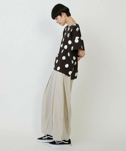 FRAPBOIS PARK(フラボアパーク)の「ボレロT(Tシャツ/カットソー・レディース・ホワイト/カーキ/チャコールグレー・1)」の17枚目の写真