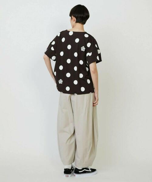 FRAPBOIS PARK(フラボアパーク)の「ボレロT(Tシャツ/カットソー・レディース・ホワイト/カーキ/チャコールグレー・1)」の18枚目の写真