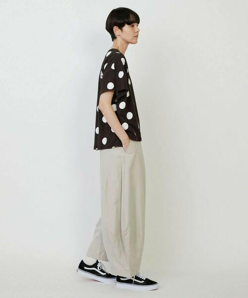 FRAPBOIS PARK(フラボアパーク)の「ボレロT(Tシャツ/カットソー・レディース・ホワイト/カーキ/チャコールグレー・1)」の19枚目の写真