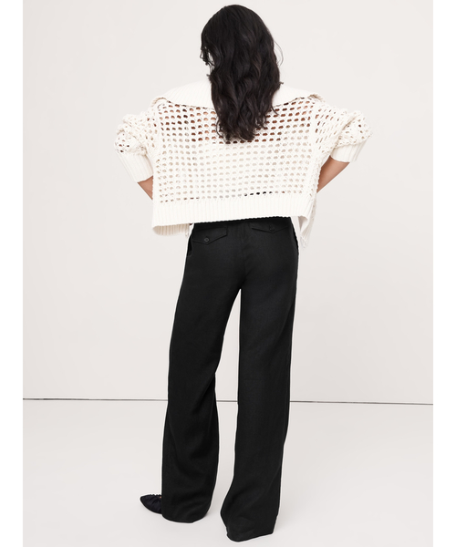 Banana Republic(バナナリパブリック)の「◇エブリデイ ワイドレッグ リネン パンツ(その他パンツ・レディース・ナチュラル/ブラック/ブラウン/ブルー・L/M/S/XS)」の19枚目の写真
