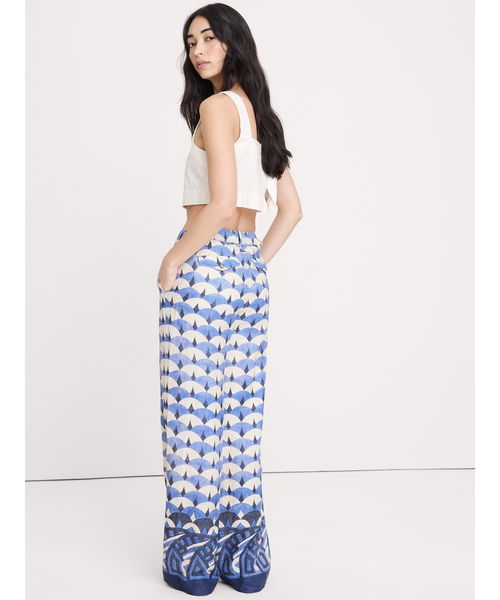 Banana Republic(バナナリパブリック)の「◇エブリデイ ワイドレッグ リネン パンツ(その他パンツ・レディース・ナチュラル/ブラック/ブラウン/ブルー・L/M/S/XS)」の18枚目の写真