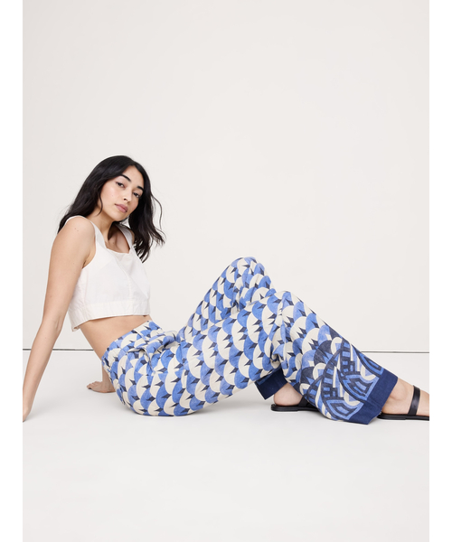 Banana Republic(バナナリパブリック)の「◇エブリデイ ワイドレッグ リネン パンツ(その他パンツ・レディース・ナチュラル/ブラック/ブラウン/ブルー・L/M/S/XS)」の12枚目の写真