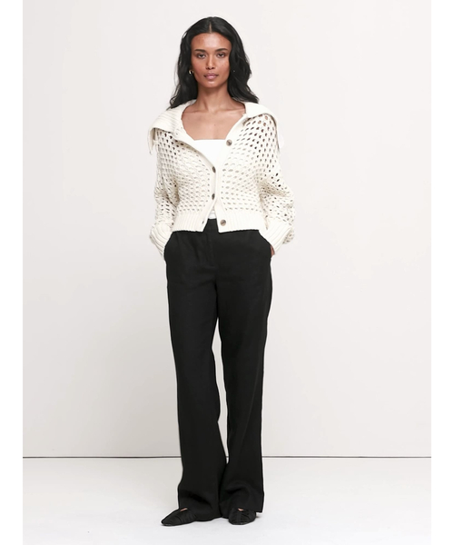 Banana Republic(バナナリパブリック)の「◇エブリデイ ワイドレッグ リネン パンツ(その他パンツ・レディース・ナチュラル/ブラック/ブラウン/ブルー・L/M/S/XS)」の10枚目の写真