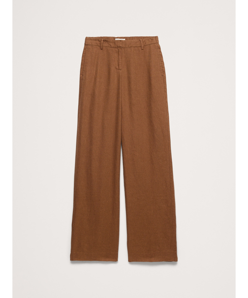 Banana Republic(バナナリパブリック)の「◇エブリデイ ワイドレッグ リネン パンツ(その他パンツ・レディース・ナチュラル/ブラック/ブラウン/ブルー・L/M/S/XS)」の9枚目の写真