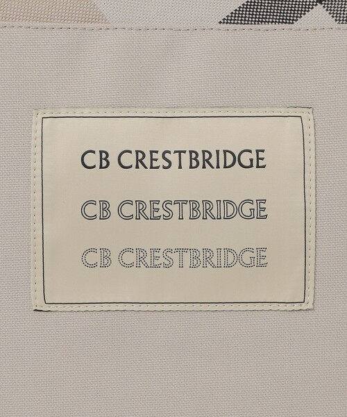 CB CRESTBRIDGE(シービークレストブリッジ)の「パーシャルチェックトート(トートバッグ・レディース・ライトベージュ/ブルー系その他7・FREE)」の15枚目の写真