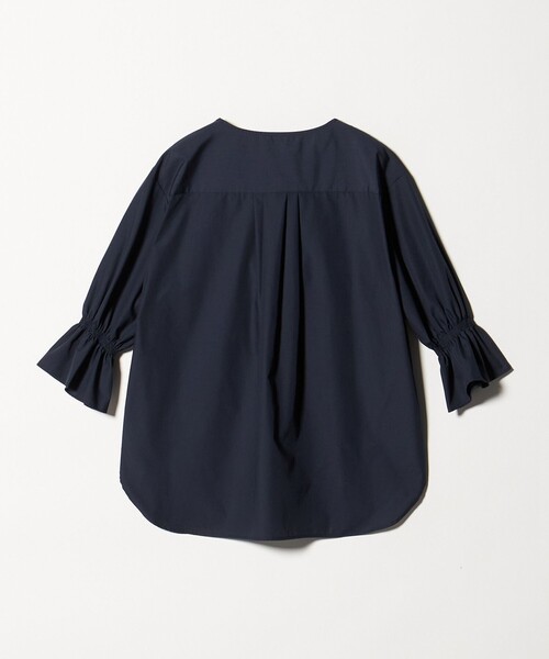 A DAY IN THE LIFE UNITED ARROWS(アデイインザライフユナイテッドアローズ)の「ステッチ キーネック キャンディスリーブブラウス 7分袖<A DAY IN THE LIFE>(シャツ/ブラウス・レディース・オレンジ/ネイビー/オフホワイト/その他2/その他1・FREE)」の17枚目の写真