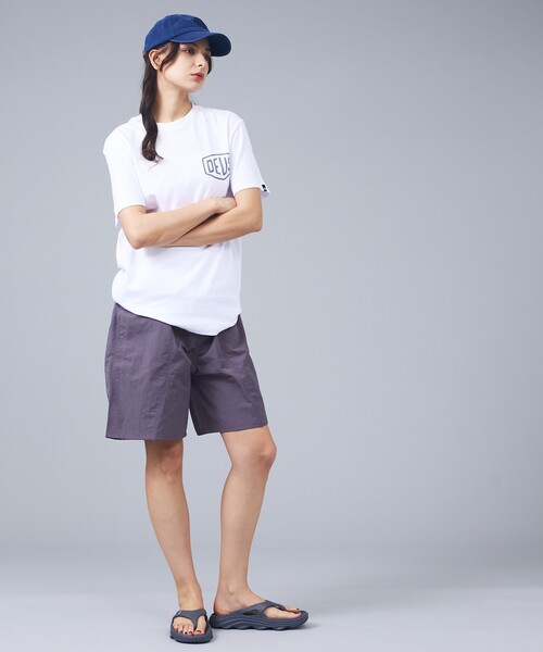 DEUS EX MACHINA（デウスエクスマキナ）の「【DEUS / デウス】VENICE ADDRESS / バックプリント 半袖Tシャツ / ユニセックス（Tシャツ/カットソー・メンズ・ホワイト/グリーン/ブラック・M/S）」の4枚目の写真