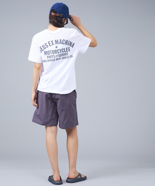 DEUS EX MACHINA（デウスエクスマキナ）の「【DEUS / デウス】VENICE ADDRESS / バックプリント 半袖Tシャツ / ユニセックス（Tシャツ/カットソー・メンズ・ホワイト/グリーン/ブラック・M/S）」の5枚目の写真