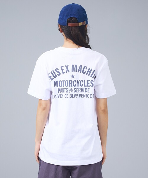 DEUS EX MACHINA（デウスエクスマキナ）の「【DEUS / デウス】VENICE ADDRESS / バックプリント 半袖Tシャツ / ユニセックス（Tシャツ/カットソー・メンズ・ホワイト/グリーン/ブラック・M/S）」の8枚目の写真