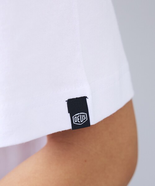 DEUS EX MACHINA（デウスエクスマキナ）の「【DEUS / デウス】VENICE ADDRESS / バックプリント 半袖Tシャツ / ユニセックス（Tシャツ/カットソー・メンズ・ホワイト/グリーン/ブラック・M/S）」の12枚目の写真