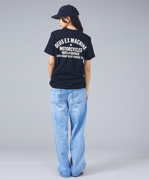 DEUS EX MACHINA（デウスエクスマキナ）の「【DEUS / デウス】VENICE ADDRESS / バックプリント 半袖Tシャツ / ユニセックス（Tシャツ/カットソー・メンズ・ホワイト/グリーン/ブラック・M/S）」の13枚目の写真