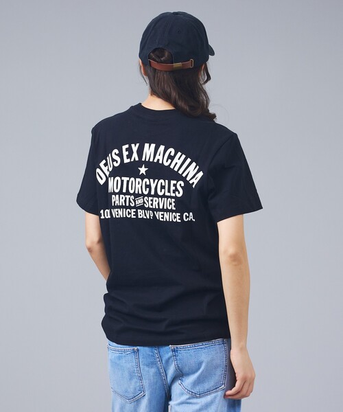 DEUS EX MACHINA（デウスエクスマキナ）の「【DEUS / デウス】VENICE ADDRESS / バックプリント 半袖Tシャツ / ユニセックス（Tシャツ/カットソー・メンズ・ホワイト/グリーン/ブラック・M/S）」の14枚目の写真