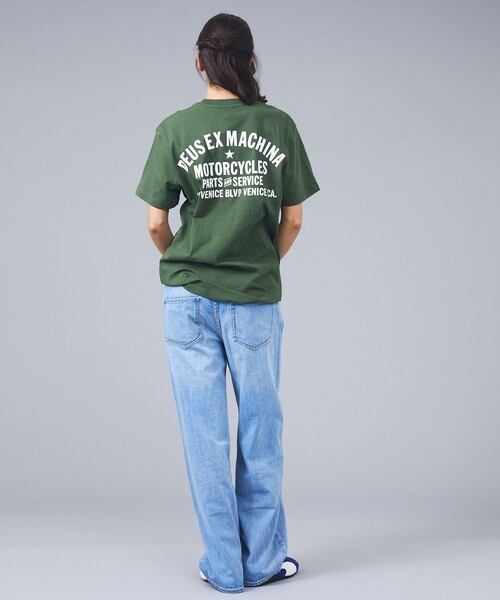 DEUS EX MACHINA（デウスエクスマキナ）の「【DEUS / デウス】VENICE ADDRESS / バックプリント 半袖Tシャツ / ユニセックス（Tシャツ/カットソー・メンズ・ホワイト/グリーン/ブラック・M/S）」の18枚目の写真