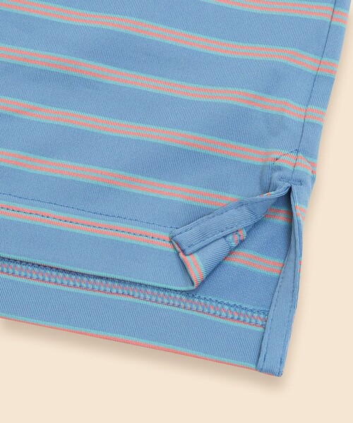 BROOKS BROTHERS（ブルックスブラザーズ）の「Performance Series　ポリエステルブレンド　ストレッチジャージー　BB#1ストライプ　ゴルフポロシャツ（ポロシャツ・メンズ・ネイビー/ホワイト/ブルー・MEDIUM/SMALL/X-LARGE/LARGE）」の7枚目の写真