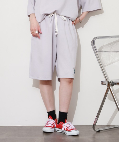 Red Cap Girl(レッドキャプガール)の「RED CAP GIRL ポンチSHORTS(スウェットパンツ・メンズ・グリーン/カーキ/ブラック/ピンク/ブルー/グレー系/ライトグレー・M/L/LL)」の15枚目の写真