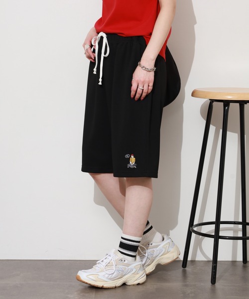 Red Cap Girl(レッドキャプガール)の「RED CAP GIRL ポンチSHORTS(スウェットパンツ・メンズ・グリーン/カーキ/ブラック/ピンク/ブルー/グレー系/ライトグレー・M/L/LL)」の9枚目の写真