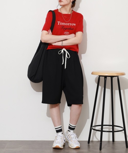 Red Cap Girl(レッドキャプガール)の「RED CAP GIRL ポンチSHORTS(スウェットパンツ・メンズ・グリーン/カーキ/ブラック/ピンク/ブルー/グレー系/ライトグレー・M/L/LL)」の11枚目の写真