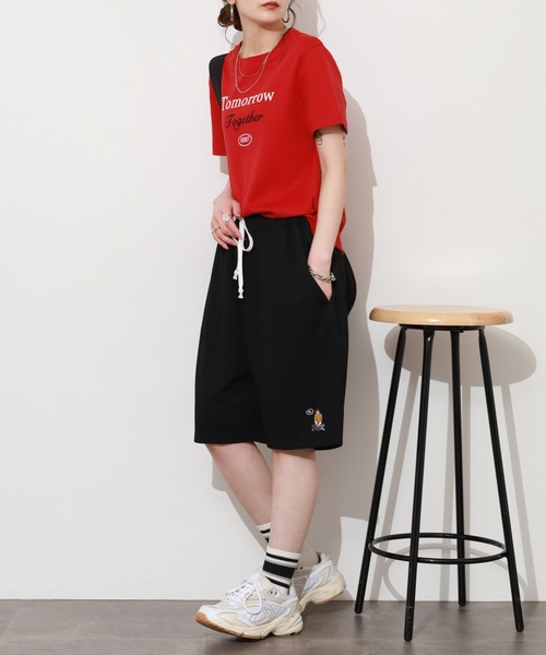 Red Cap Girl(レッドキャプガール)の「RED CAP GIRL ポンチSHORTS(スウェットパンツ・メンズ・グリーン/カーキ/ブラック/ピンク/ブルー/グレー系/ライトグレー・M/L/LL)」の12枚目の写真